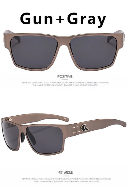 DELTA Men’s Polarized Sunglasses — Aluminum Magnesium Driving Glasses with UV400 Protection