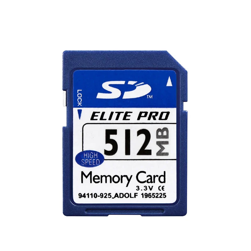 Original Lemiwei Elite Pro SD Memory Card – High-Speed UHS-I Class 10 (128MB–2GB) Durable Blue Storage Card for Testing & Desktop Use