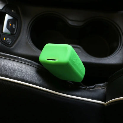 Silicone Car Seat Belt Buckle Covers — Dustproof, Scratch-Proof Safety Buckle Protectors for Car Interior