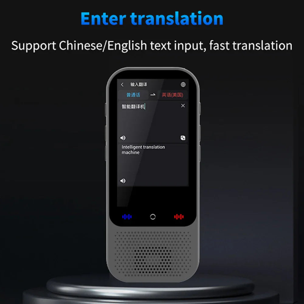 S80 Pro Portable Language Translator – 138 Languages, Voice Translation, 16 Offline Modes, ChatGPT Function