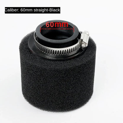 35–60mm Foam Air Filter – Red Elbow Neck Sponge Cleaner for Scooter, Dirt Bike, Motorcycle | Kayo BSE Compatible