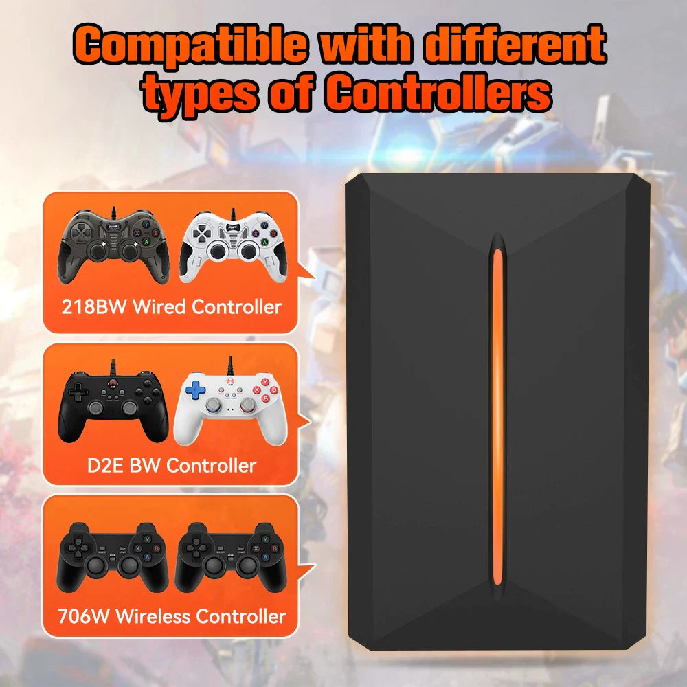 Launchbox Retro Gaming Hard Drive Console for PS4/PS3/PS2/WiiU/Wii/N64/DC/PS1 & PC with 3760+ 3D Games