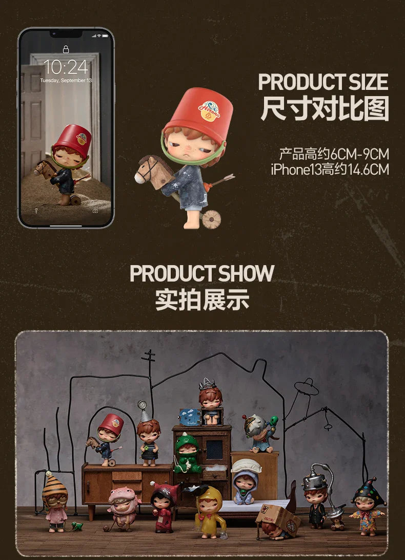 POP MART Hirono Echo Series Blind Box — Collectible Doll Figure, Desktop Ornament & Gift Toy Collection