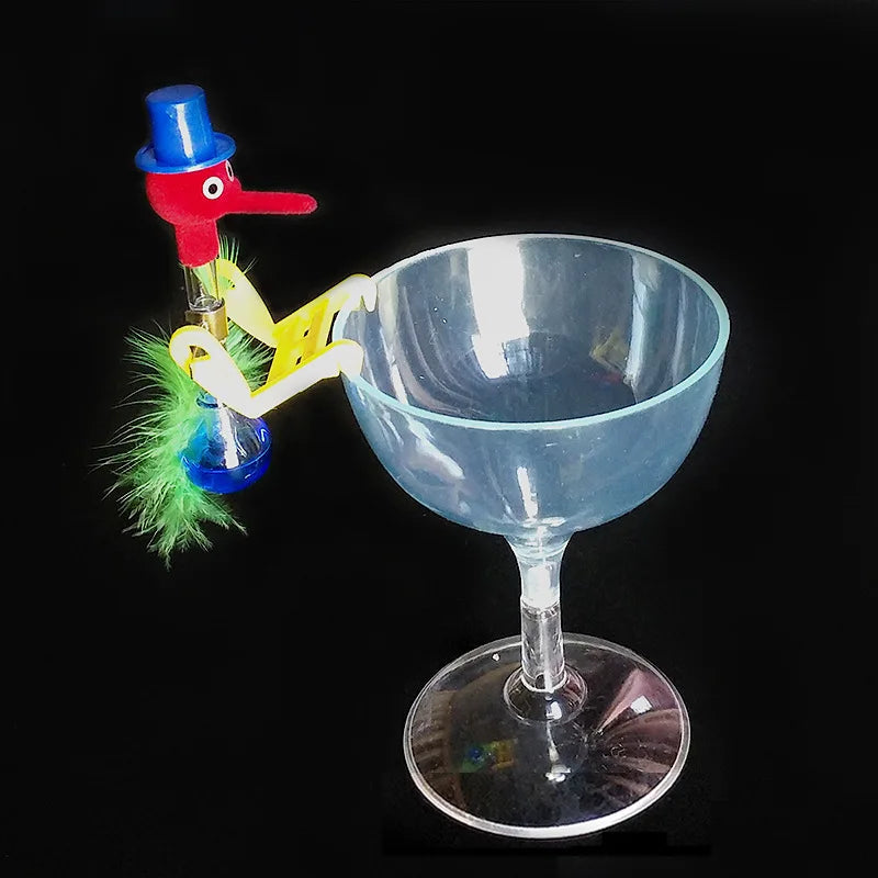 Color Changing Drinking Bird Toy – Physical Science Educational Experiment Toy for Kids STEM Learning Fun Lab Water Bird Gadget