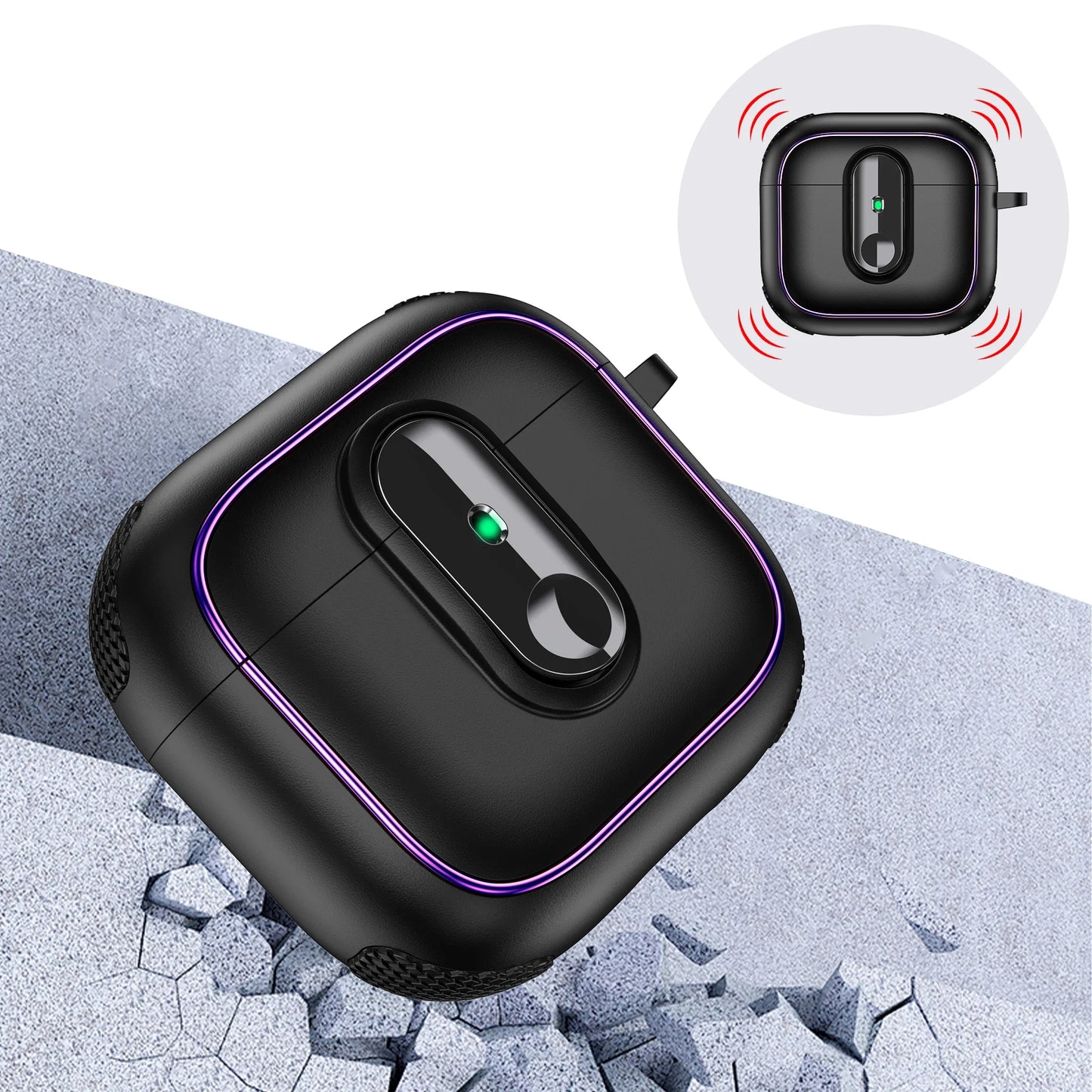 Armor Lock Earphone Case for AirPods – Shockproof TPU & PC Cover for AirPods 1, 2, 3, 4 & Pro 2, 2nd & 4th Gen