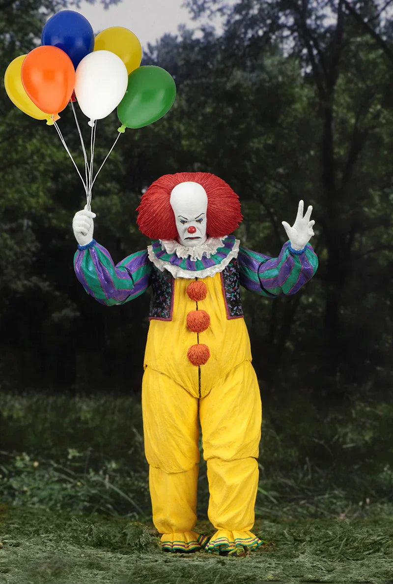 NECA Joker & Stephen King Pennywise Clown Action Figures – Halloween Decoration Gift Toys