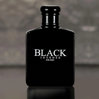 BLACK CHARM Eau de Parfum for Men – 3.4oz/100ml Woody Aromatic Fragrance, Fruit & Floral Notes