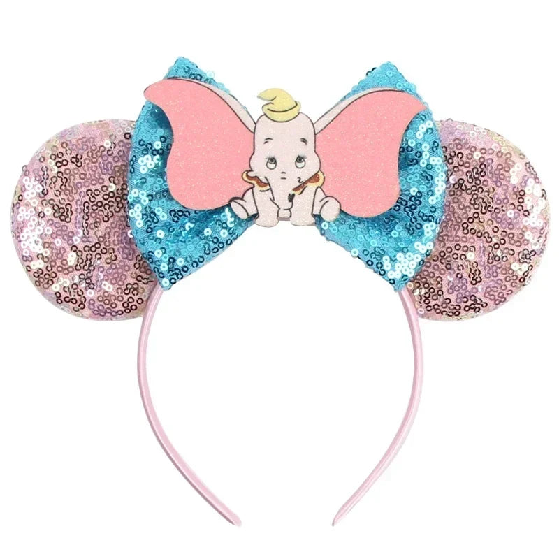 Toy Story Character Headbands - Sequin Bow, Woody, Buzz Lightyear & Alien Hair Accessories for Girls