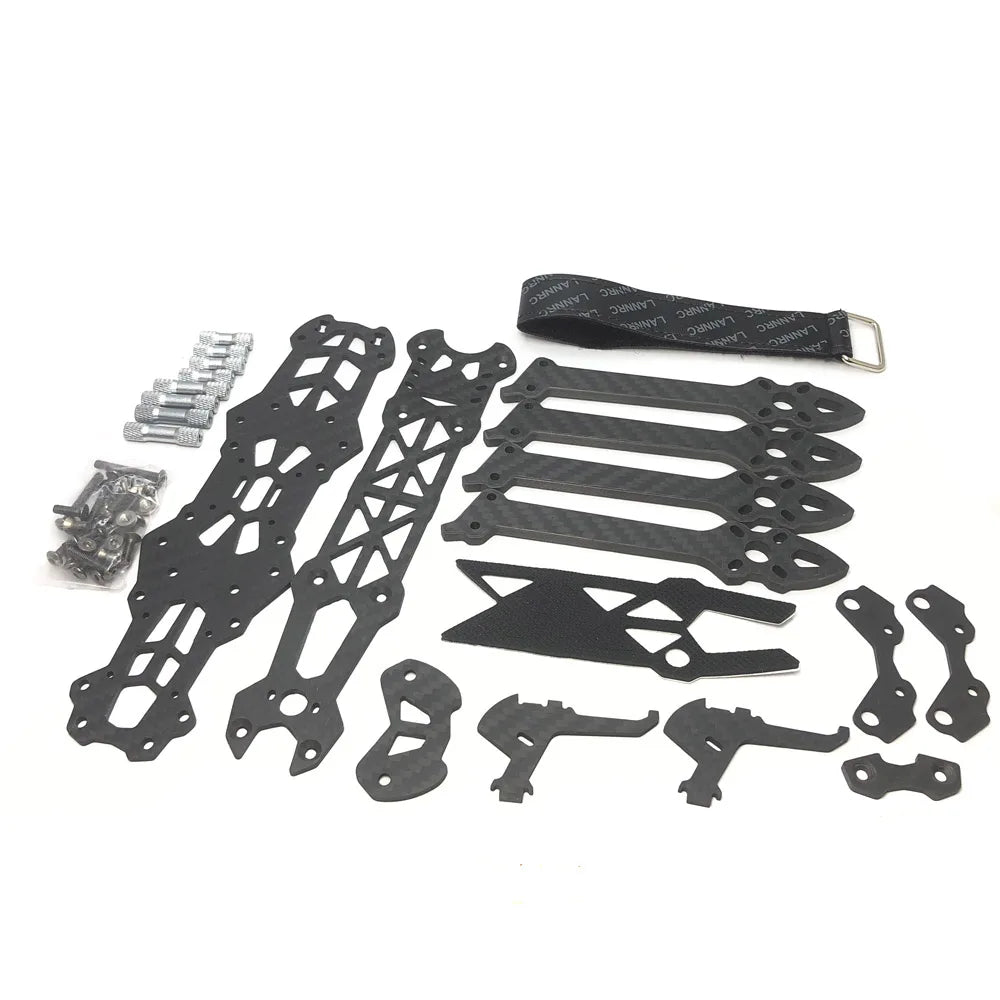 Mark4 5-Inch D5/D5C FPV Carbon Fiber Frame – 5mm Arm, 5043 Propeller, F4V3S FC, 45A ESC Stack & ELRS 915MHz Drone Kit