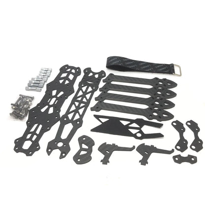 Mark4 5-Inch D5/D5C FPV Carbon Fiber Frame – 5mm Arm, 5043 Propeller, F4V3S FC, 45A ESC Stack & ELRS 915MHz Drone Kit