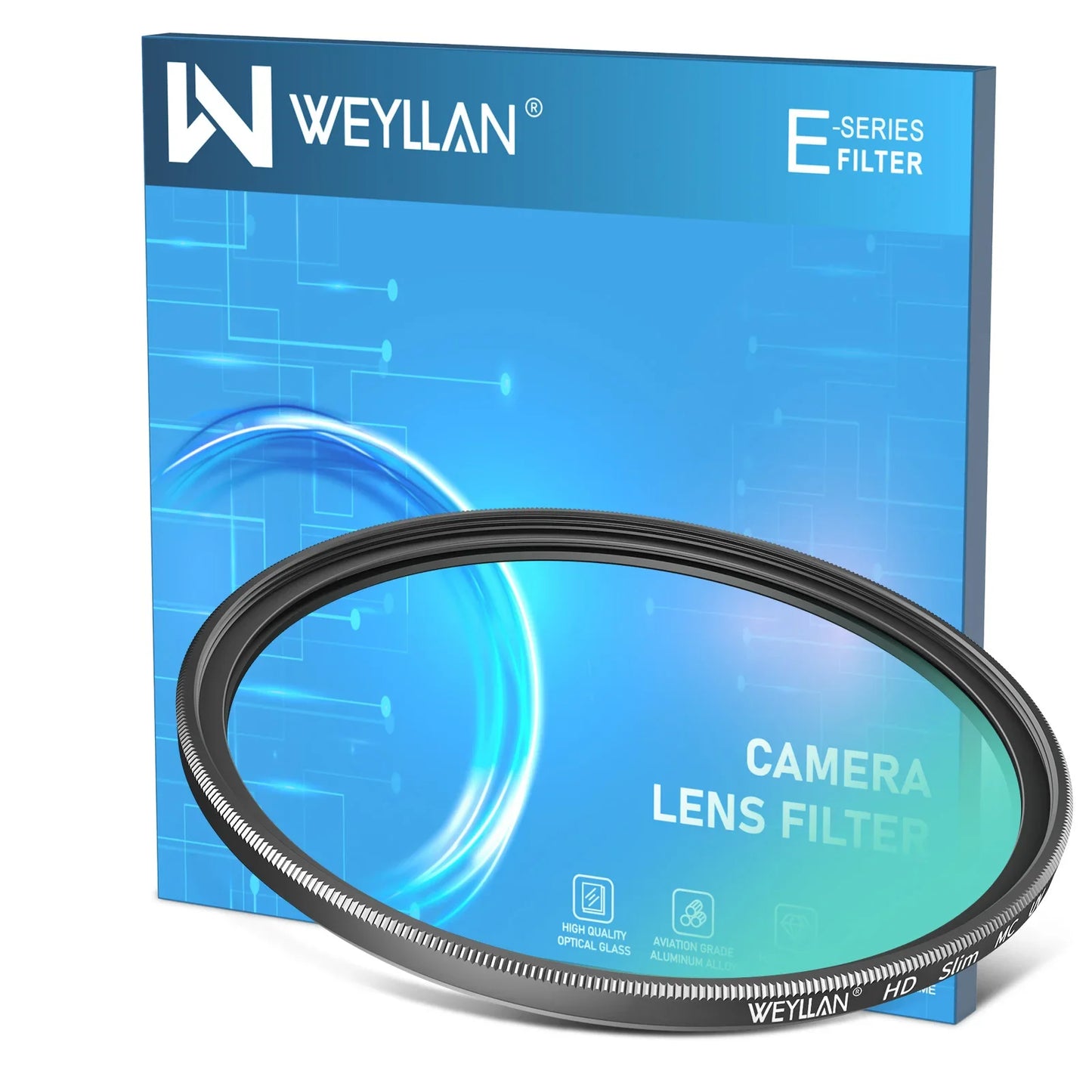WEYLLAN MC HD Ultra Slim UV Lens Filter — Photography Camera Accessories (46mm to 77mm)