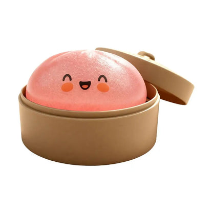 Realistic Giant Dumpling Squishy Toy – Soft TPR Bamboo Steamer Fidget Stress Relief & Creative Gift