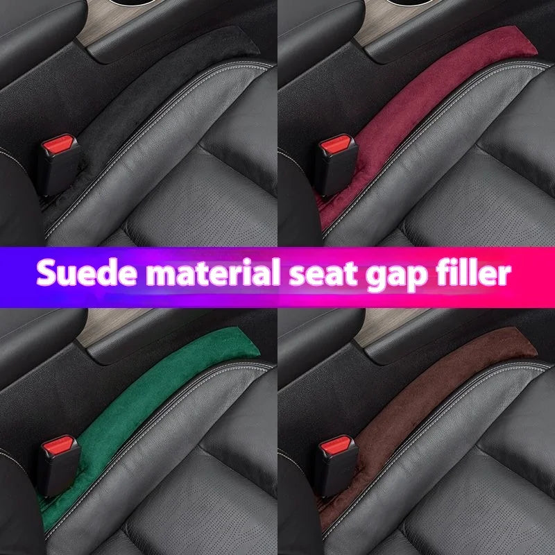 Universal Suede Leather Car Seat Gap Filler Strips – Leakproof Interior Car Seat Gap Organizer Accessories
