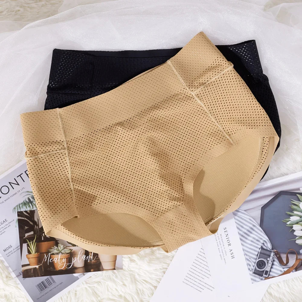 Women’s Padded Butt Lifter Underwear – Mid-Waist Hip Enhancer Body Shaper Panties