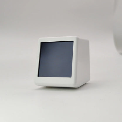 Small Portable Smart WiFi Weather Station – Temperature, Humidity, Time & Alarm Clock, Desktop Display Decoration