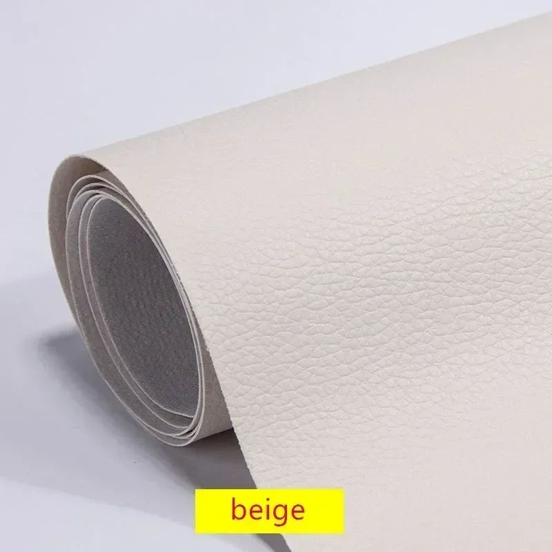 300x50cm Black Self-Adhesive Leather Upholstery Patch – Car Seat, Sofa & Chair Repair Sticker for Holes