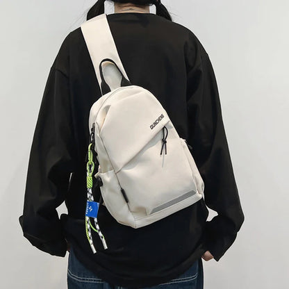 Men’s and Women’s Crossbody Bag – Lightweight Single Shoulder Chest Backpack for Cycling, Sports, and Mountain Climbing