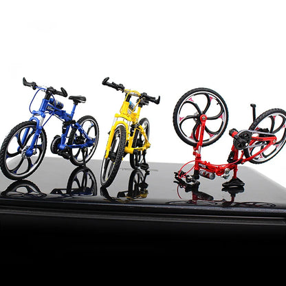 1:8 Alloy Mini Mountain Bike Model – Diecast Metal Simulation Bicycle Toy Collectible Gift
