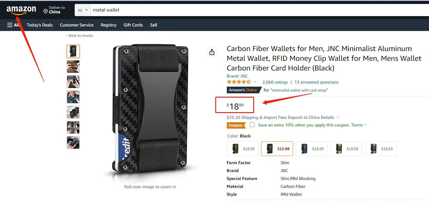 RFID Blocking Metal Wallet – Slim Aluminum Credit Card Holder & Money Clip for Business and ID, 2024 All Colors