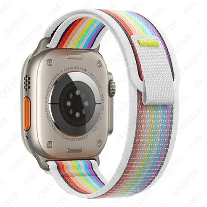 Trail Loop Strap for Apple Watch – Adjustable Band for 49mm 45mm 44mm 42mm 41mm 40mm, Compatible with Series 9 8 7 6 SE 5 4 3