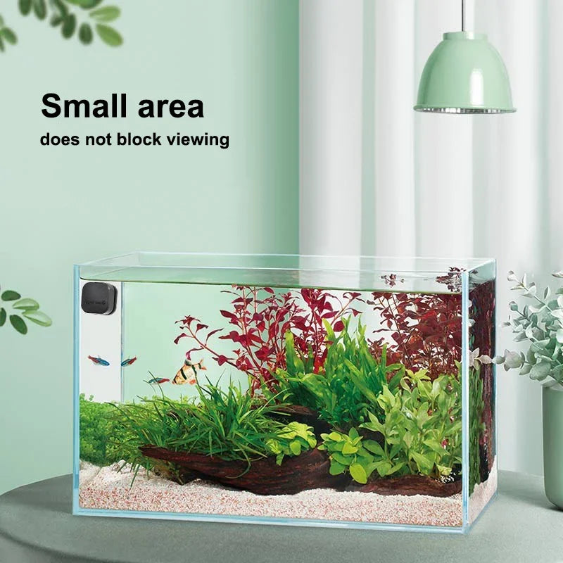 Mini Square Magnetic Brush – Strong Magnetic Cleaner for Fish Tanks, Algae Removal for Small Aquariums