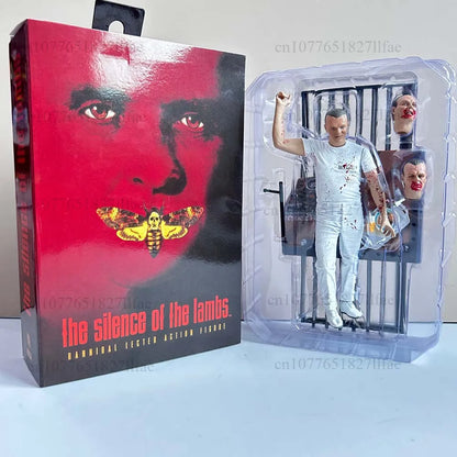 NECA Hannibal Lecter Action Figure – Silence of the Lambs Jailbreak Movable Collectible Toy