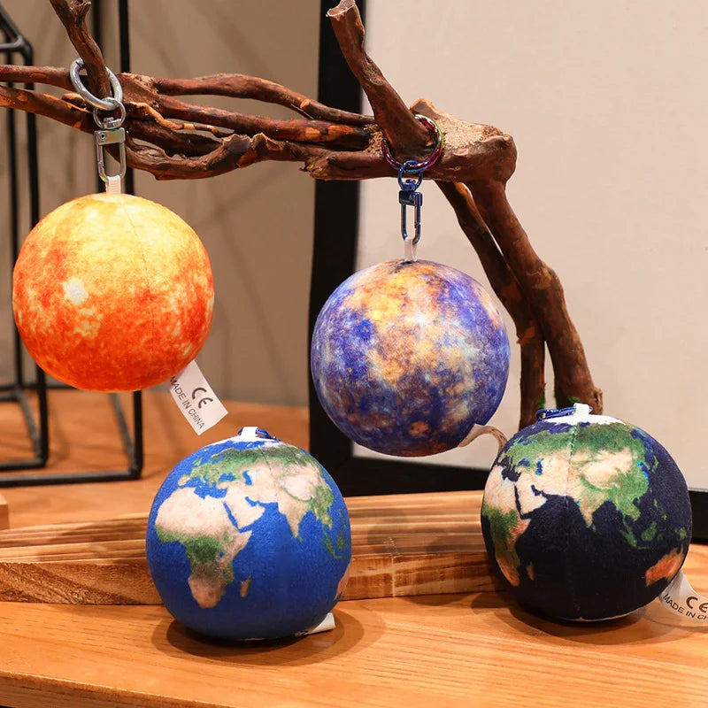 Simulation Solar System Planet Plush Toys – Earth, Moon, Sun & Mars Soft Sphere Pillows (17cm/27cm) Room Decor & Birthday Gifts