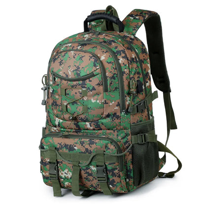 USB Tactical Camping Backpack – Large Multi-Functional Hiking, Trekking & Laptop Rucksack for Outdoor Travel and Sports