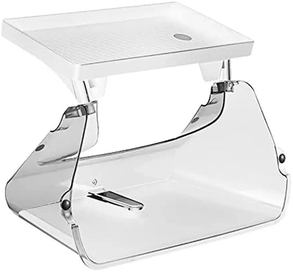 Center Console Organizer for Tesla Model 3 & Model Y Highland – Anti-Slip Under Screen Storage Box with Screen Back Storage