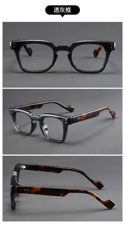 New Retro Square Frame Reading Glasses – High-Definition Printed Presbyopia Glasses for Men & Women