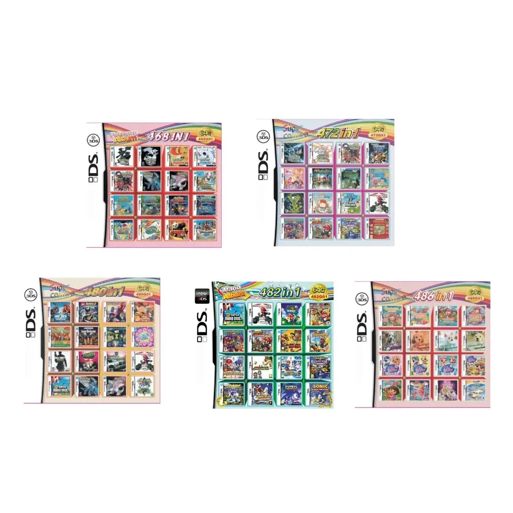 4300-in-1 Multi Game R4 Cartridge Card – High Capacity Video Game Compilation for DS, NDS, 3DS & NDSL Handheld Console Player Card