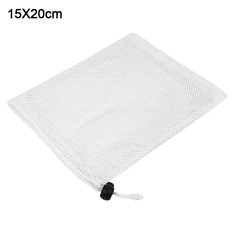 Durable Nylon Mesh Drawstring Bag – Multi-Purpose Outdoor Travel Storage Pouch for Camping Gear