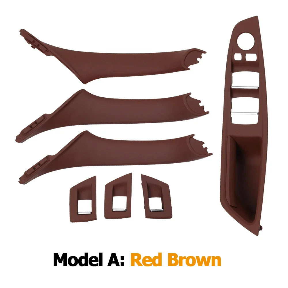 LHD/RHD Car Interior Door Armrest Handle Set | Beige, Black, Brown, Oyster for BMW 5 Series F10 F11 523i-530i
