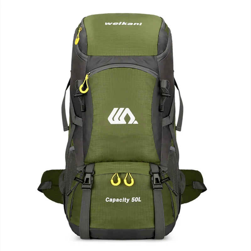 2025 50L Outdoor Hiking & Camping Backpack – Travel Duffel & Sports Backpack