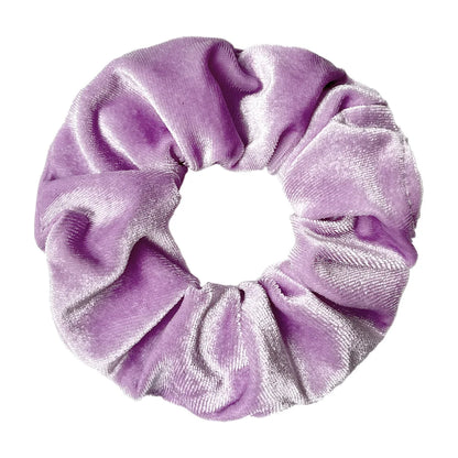 Vintage Velvet Hair Scrunchies for Women & Girls – Solid Color Ponytail Holder Elastic Hair Bands, Soft Fashion Hair Ties Accessories