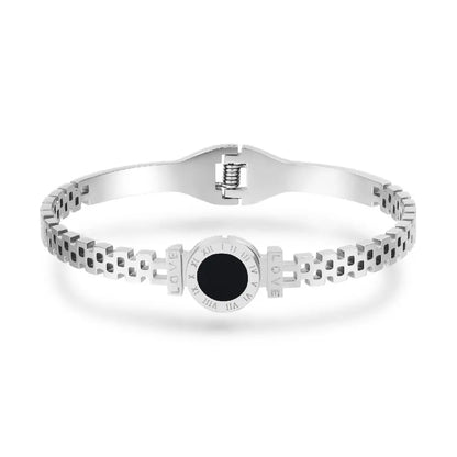 Men's & Women's Fashion Roman Digital Watch – Stainless Steel Bracelet for Travel, Banquet, Party & Gifts