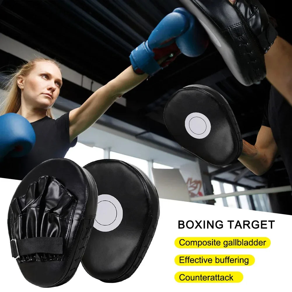 Kickboxing Gloves Pad - PU Leather Punch Target Bag for MMA, Karate, Muay Thai, Sanda & Free Fight Training for Adults & Kids