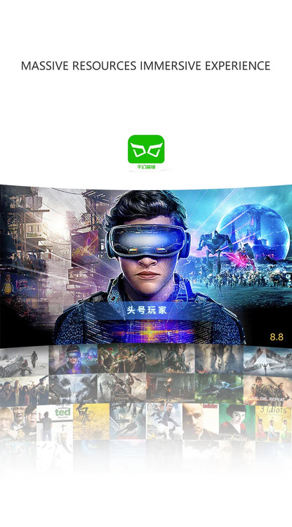 VR Glasses Virtual Reality Headset – 3D Lenses Smart Goggles for Smartphones, Mobile Game Accessory