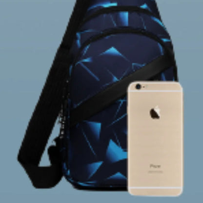 Men's Multifunctional Chest Bag - Simple and Versatile Design