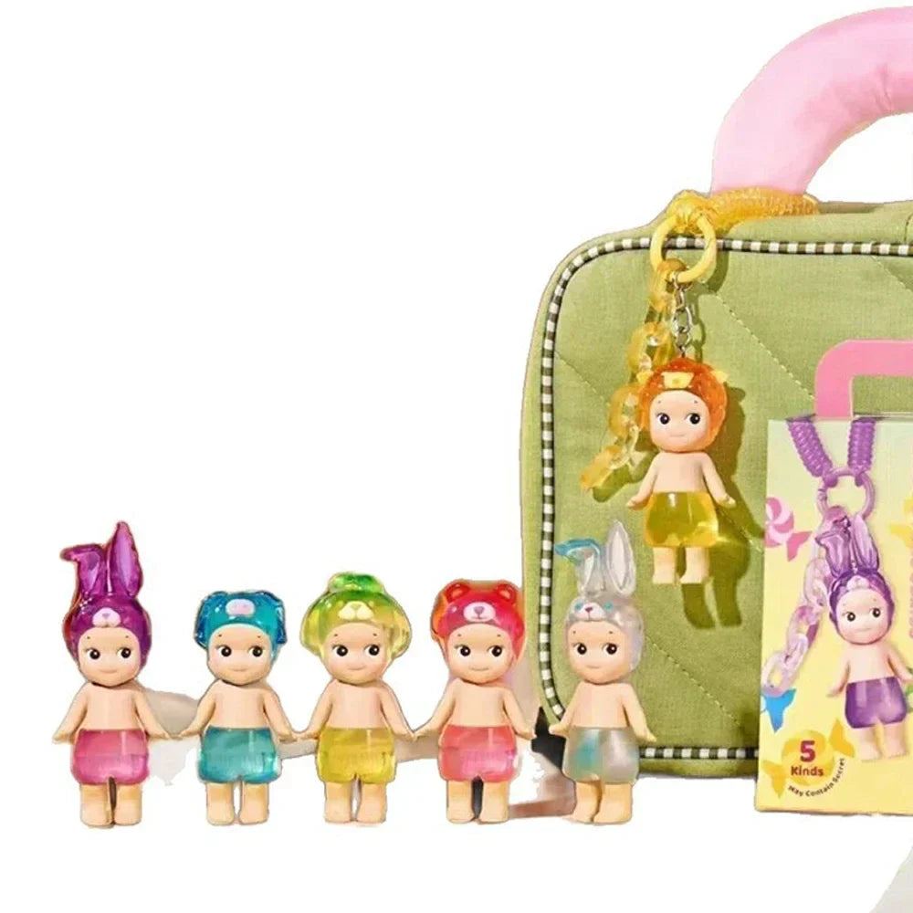 Candy House Keychain Blind Box – Cute Handmade Doll Bag Pendant for Girls