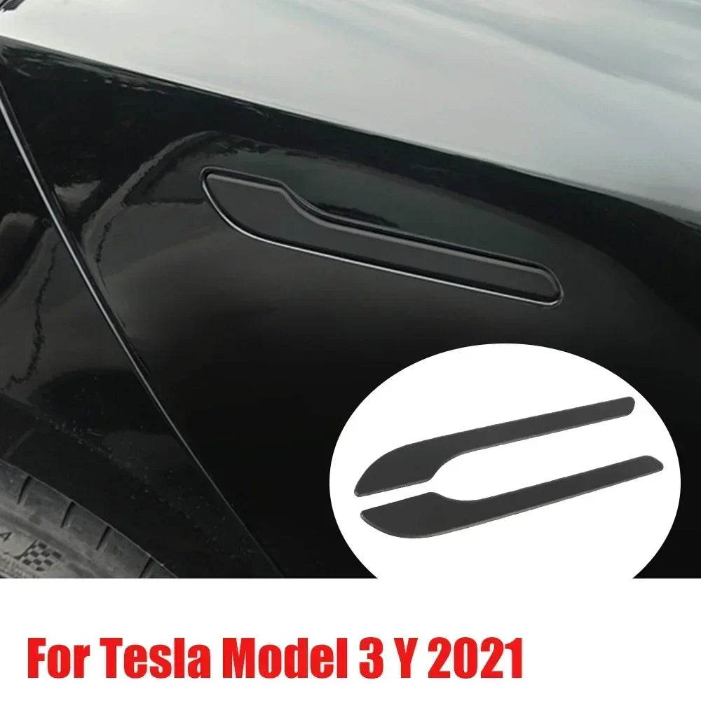 Tesla Model 3/Y Carbon Fiber ABS Door Handle Covers – Premium Durable Car Accessories 2024