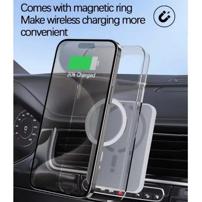 MagSafe Car Air Vent Phone Holder - Magnetic Wireless Charger Mount for iPhone 17 16 15 14 13 12 Pro Max Fast Charging