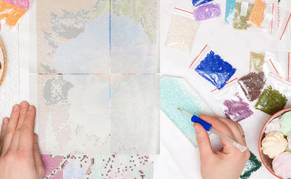 220 Sheets Diamond Painting Paper – Double-Sided Non-Stick Cover Replacement for 5D Diamond Painting Accessories