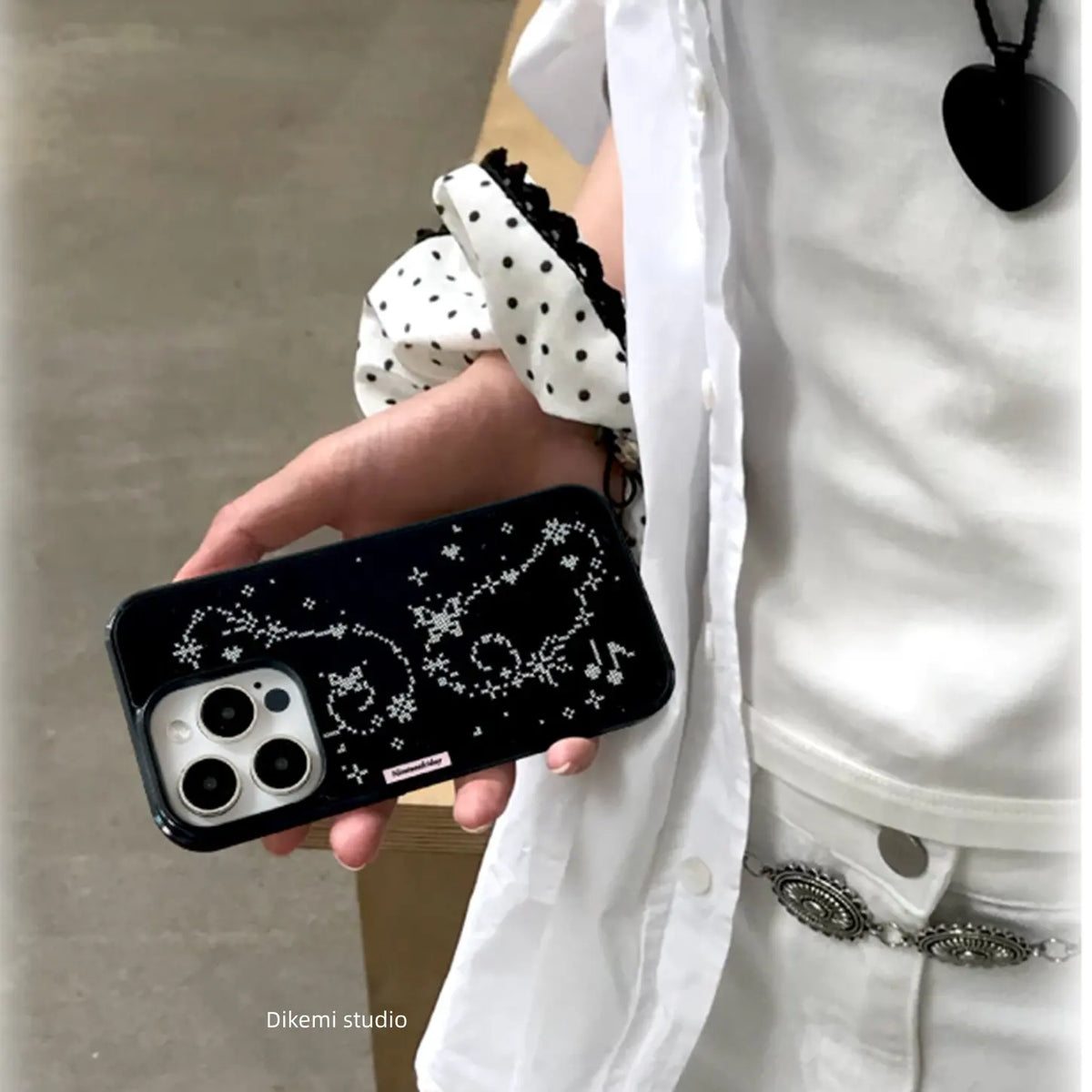 Pixel Rabbit Angel Wings Phone Case - Shockproof Silicone Back Cover for iPhone 11–17 Air, Pro Max & Plus