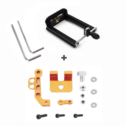 Monitor Phone Holder Clip Mount for FlySky FS-i6 / i6S RC Transmitter — Remote Controller & Drone Support Bracket