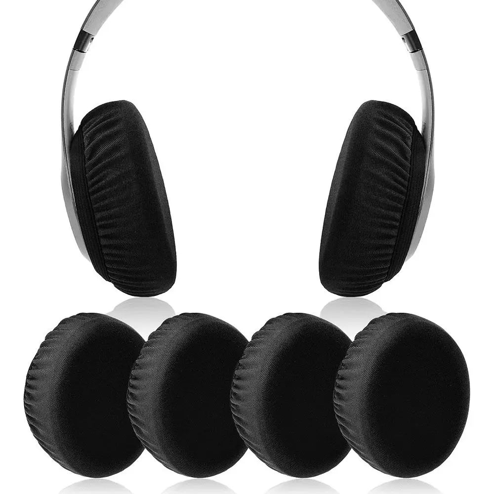 Reusable Soft Headphones Earpad Covers: Hygienic Elastic Dust-Proof Protectors - Durable, Breathable, and Washable, 2 Pairs
