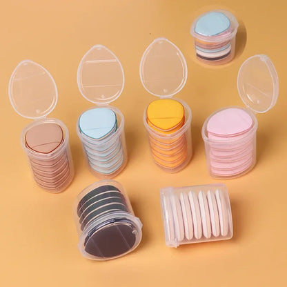 3/10PCS Mini Cosmetic Cushion Puffs – Professional Finger Puffs for Foundation & Concealer Makeup