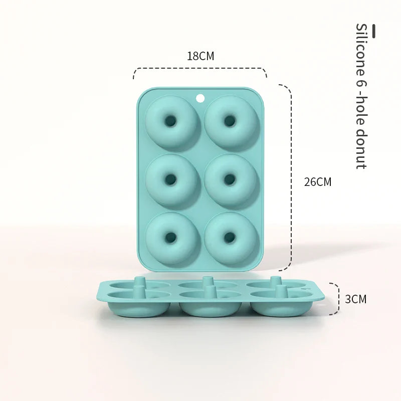 3D Silicone Cake Mold Decorating Tool for Pastry, DIY Cake Pan, Fluted Tube Pan and Airfryer Bakeware Accessories