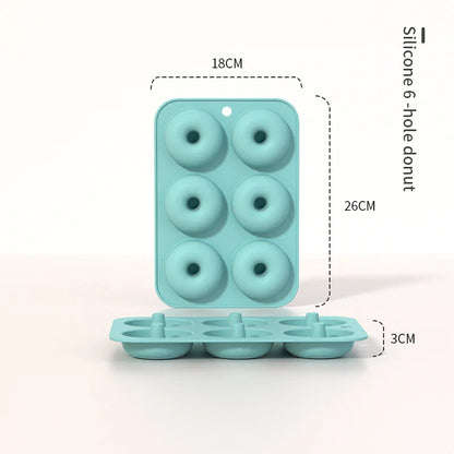3D Silicone Cake Mold Decorating Tool for Pastry, DIY Cake Pan, Fluted Tube Pan and Airfryer Bakeware Accessories