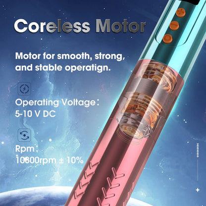 EZ NOVI Wireless Permanent Makeup Pen Machine – Battery SMP & Tattoo Micropigmentation Kit (3 Batteries)